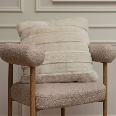 Belledorm Alaska Faux Fur Filled Cushion Oatmeal (50Cm X 50Cm) - image 1