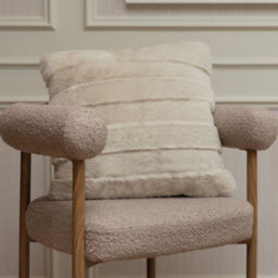 Belledorm Alaska Faux Fur Filled Cushion Oatmeal (50Cm X 50Cm) - thumbnail 1