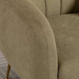 Unknown Stanton  81Cm Wide Pistachio Soft Fabric Accent Chair - thumbnail 4