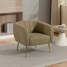 Unknown Stanton  81Cm Wide Pistachio Soft Fabric Accent Chair - thumbnail 3