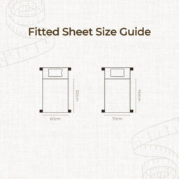 MHG Living 100% Cotton Jersey Fitted Cot Sheet - Soft And Breathable Baby Bedding - Denim Blue & Dino - Fits 120X60Cm - thumbnail 9