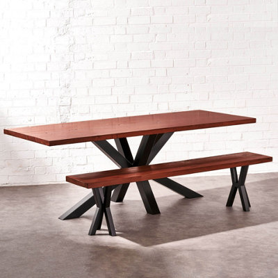 Timber Foundry Spider Leg Dining Table 4-6 Seater, Dark Walnut - image 1