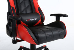 Gtforce Pro Gt Reclining Sports Racing Gaming Office Desk Pc Car Faux Leather Chair (Red) - thumbnail 6