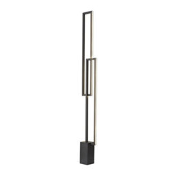 Luminosa Lighting Luminosa Mural Floor Lamp, 48W Led, 3000K, 3840Lm, Ip20, Matt Black, 3Yrs Warranty - thumbnail 1
