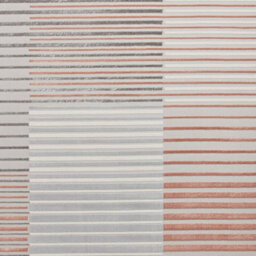 Grey Rose Striped Modern Rug Easy To Clean Dining Room-120Cm X 170Cm - thumbnail 3