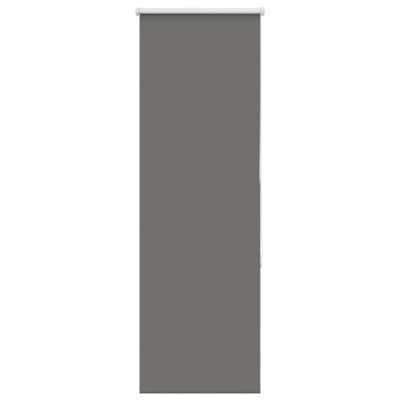 Berkfield Durable Roller Blind Blackout Grey 40X175 Cm Fabric Width 35.7 Cm Polyester