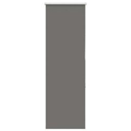Berkfield Durable Roller Blind Blackout Grey 40X175 Cm Fabric Width 35.7 Cm Polyester