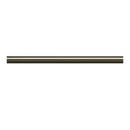 GoodHome Antiki Satin Antique Brass Effect Extendable Cone Single Curtain Pole Set, (L)1200mm-2100mm (Dia)19mm - thumbnail 5