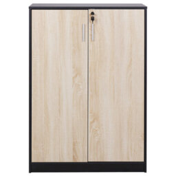 Beliani Storage Unit Zehna Brown/ Black - thumbnail 6