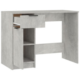 Vidaxl Desk Concrete Grey 100X50X75 Cm Engineered Wood Desks - thumbnail 7