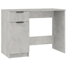 Vidaxl Desk Concrete Grey 100X50X75 Cm Engineered Wood Desks - thumbnail 2