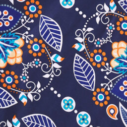 Beliani Duvet Cover Set Madrona Sateen Cotton 135 X 200 Cm Dark Blue - thumbnail 7