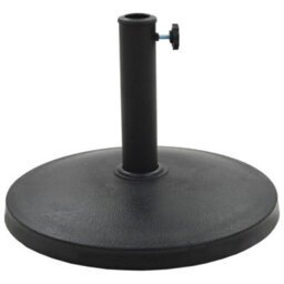 Walplus Parasol Base Round Polyresin 10 Kg Black - thumbnail 2