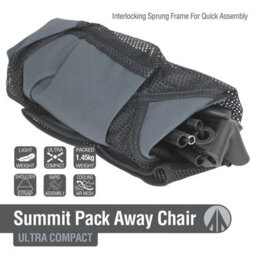 Ultra Light Pack Away Outdoor Chair With Carry Bag (Gray) - thumbnail 3