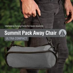 Ultra Light Pack Away Outdoor Chair With Carry Bag (Gray) - thumbnail 7