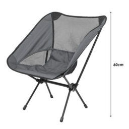 Ultra Light Pack Away Outdoor Chair With Carry Bag (Gray) - thumbnail 5