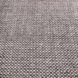 Pacific Lifestyle Outdoor Indoor Graphite And White Basket Weave Pattern Rug - thumbnail 5