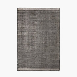 Pacific Lifestyle Outdoor Indoor Graphite And White Basket Weave Pattern Rug - thumbnail 2