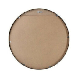 Deenz Large Round Silver Wall Mounted Mirror Aluminium Frame Bathroom Living Room 60Cm - thumbnail 5