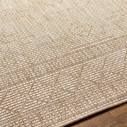 Livabliss Tuareg-Global Beige Ivory Graphic In- & Outdoor Jute-Look Rug 160 X 213 Cm Easy Care, Non Shedding - thumbnail 3