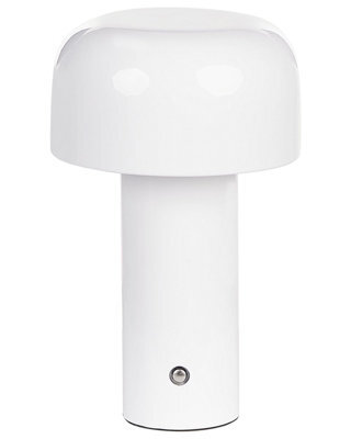 Wyld and Coco Aurora Wireless Table Lamp White Iron - Dimmable Touch, Usb Charging, Indoor And Sheltered Outdoor - image 1