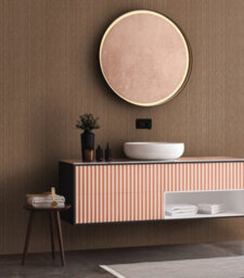 Holden Décor Kilim Rust Metallic Stripe Pvc-Free Textured Wallpaper - thumbnail 3