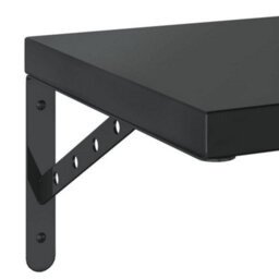Berkfield Wall Shelves 2 Pcs 50X30 Cm Black Stainless Steel - thumbnail 8