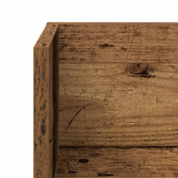 Berkfield Wall Shelves 2 Pcs Old Wood 100X16.5X16.5 Cm Engineered Wood - thumbnail 9