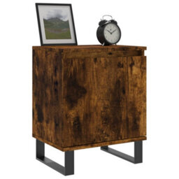 Berkfield Bedside Cabinets 2 Pcs Smoked Oak 40X30X50 Cm Engineered Wood - thumbnail 3
