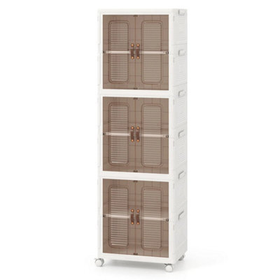 6 Cube Storage Bins Shoes Boxes - image 1