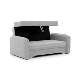 Amerykanka Laine 3 Yellow Compact Sofa Bed With Storage And Decorative Cushions - thumbnail 4