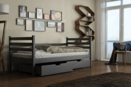 Arte Melani Graphite 90 X 190Cm Single Bed With Storage - Foam Mattress Included - thumbnail 1