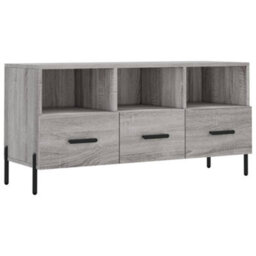 Walplus Tv Cabinet Grey Sonoma 102X36X50 Cm Engineered Wood - thumbnail 2