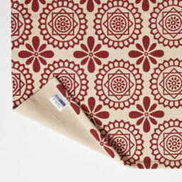 Homescapes Cassia Red Handwoven Cotton Geometric Hallway Runner Rug 66 X 200 Cm - thumbnail 5