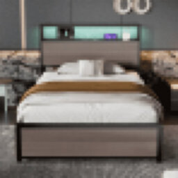 Matteo Modern Grey 3Ft Single Metal Bed Frame With Led, 4 Under-Bed Storage Drawers & Integrated Usb Charging Ports (90X190Cm) - thumbnail 4