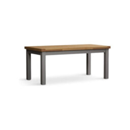 Furniture 48 Extending Romney 180Cm Oak And Light Grey Painted Dining Table - thumbnail 2
