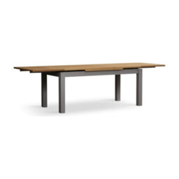 Furniture 48 Extending Romney 180Cm Oak And Light Grey Painted Dining Table - thumbnail 4
