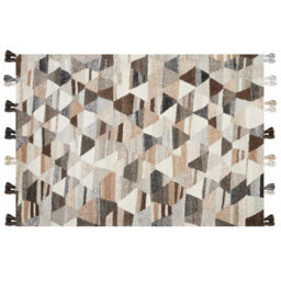 Beliani Rug Argavand Beige 160 X 230 Cm Wool Kilim - thumbnail 4