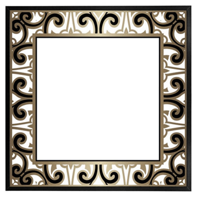 "Andrew Lee Egyptian Frame (Picutre Frame) / 20X20"" / Brown" - image 1