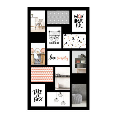 Nielsen Accent Collage Frame For 13 Photos 10X15 Cm, Black - image 1