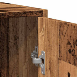 Berkfield Bathroom Sink Cabinet Old Wood 60X33X60 Cm Engineered Wood - thumbnail 9