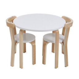 Living And Home Kids Table And 2 Chairs Set,kids Activity Table For Drawing Dining Playing - thumbnail 3