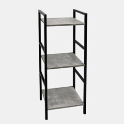 OHS Shelving Unit 3 Tier Living Room Storage Organiser Modern Wire Home Decor Office - thumbnail 2