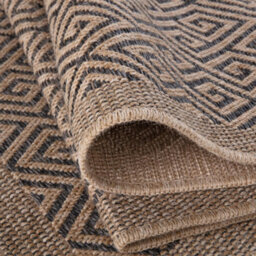 The Rugs Nature Collection Outdoor Rug In Dark Grey 5100Dg - thumbnail 5