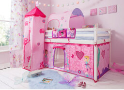 Nöa & Nani Noa & Nani Cabin Kids Solid Wood Midsleeper Bed With Fairies Package In Classic White Moro - thumbnail 9