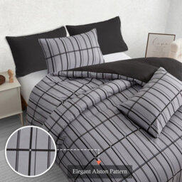 Pamposh Super King Size Duvet Cover Set Premium Brushed Microfiber Duvet Cover Ultrasoft Reversible Duvet Set With Zipper Closure - thumbnail 3