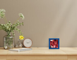 5X5 Blue Picture Frame (12.7 X 12.7Cm) Poster, Photo, Artwork, Gallery Wall Or Print - thumbnail 2