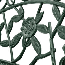 Vidaxl Garden Bench 100 Cm Cast Aluminium Green - thumbnail 3