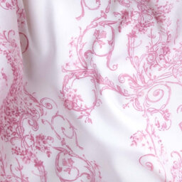 Homescapes Pink French Toile Patterned Duvet Cover Set, King - thumbnail 2