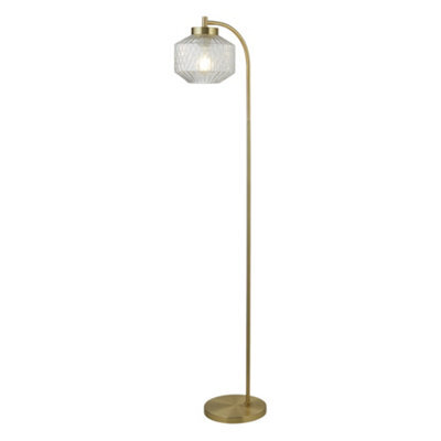 Lighting Collection Livorno Marble Effect Floor Lamp - image 1